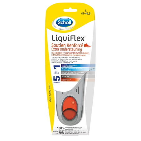 Semelle LiquiFlex - Soutien Renforcé - Pointure 41,46.5 - Scholl - 1 Paire