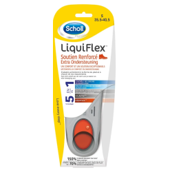 LiquiFlex Insole - Reinforced Support - Size 35.5,40.5 - Scholl - 1 Pair