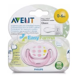 Classic Orthodontic soothers - 0-6 Months - Avent - 1 Soother