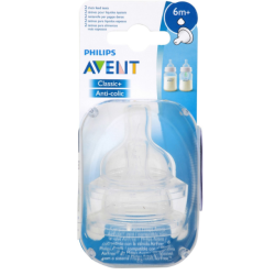 Teat for Thickened Formulas - Avent - +6M - 2 Teats