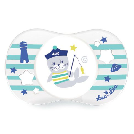 Symmetrical Silicone Pacifier - Luc & Léa - +6M - 1 Pacifier