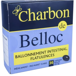 Charbon De Belloc - Charbon Activé 125 mg - 36 Capsules