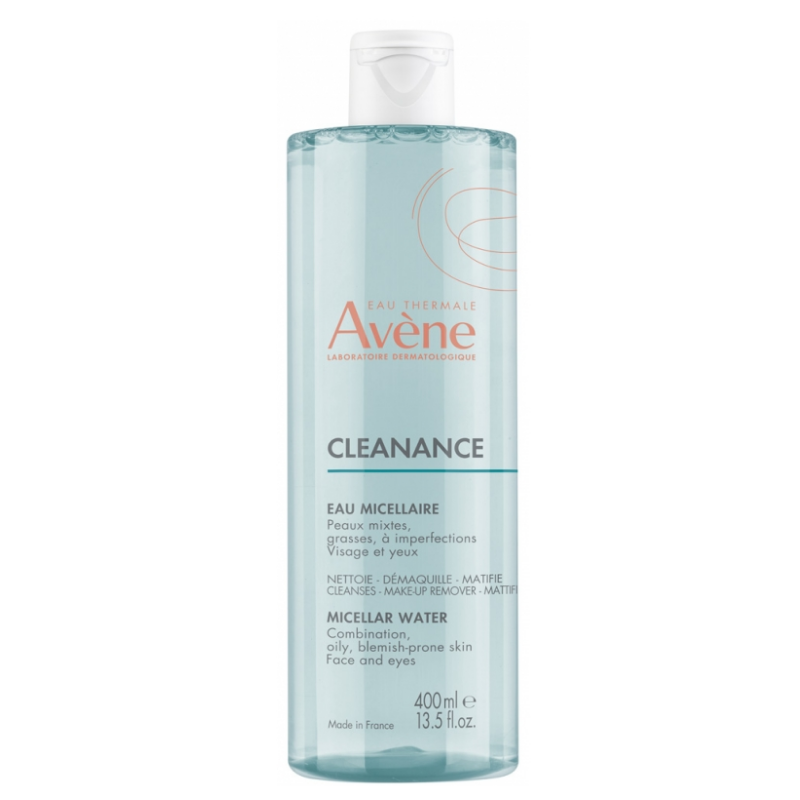 Eau Micellaire Sans Rinçage - Cleanance - Avène - 400ml