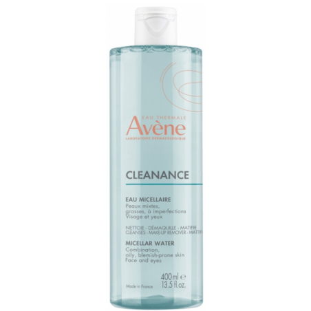 Eau Micellaire Sans Rinçage - Cleanance - Avène - 400ml