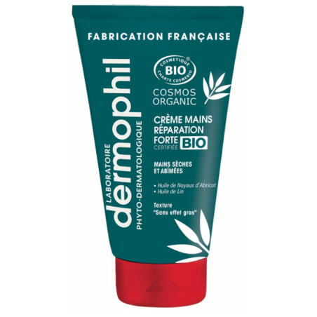 Hand Cream - Organic Strong Repair - Dry & Damaged Hands - Dermophil - 75 ml