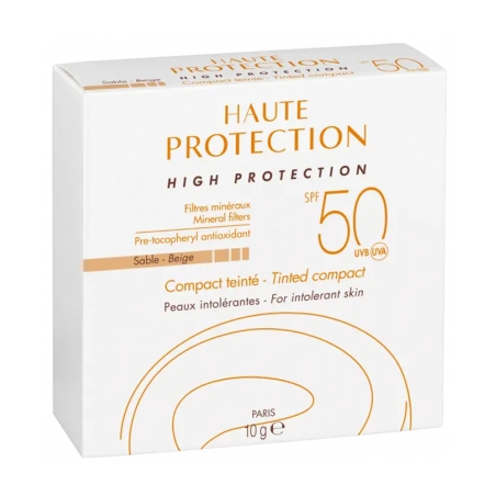 High Sun Protection - Compact Sand SPF50 - Avène - 10 G