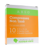 Compresses Non tissé - 10 x 10 cm - 10 sachets de 2 - Marque Verte - Marque Verte