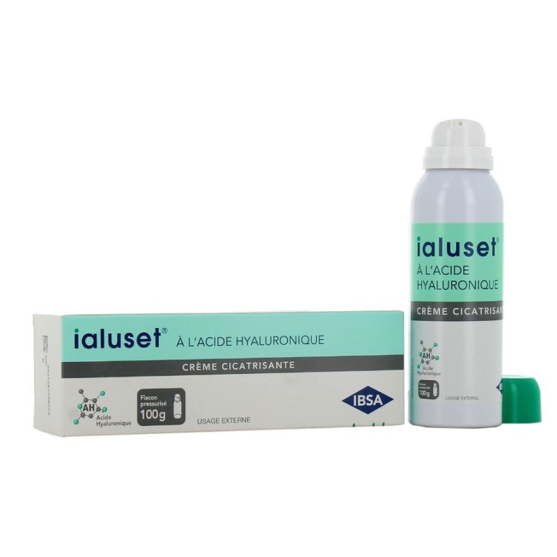Ialuset Cream - Hyaluronic Acid - Bottle 100g Ialuset