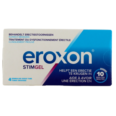Eroxon - Dysfonctionnement Erectile - 4 Tubes Unidoses