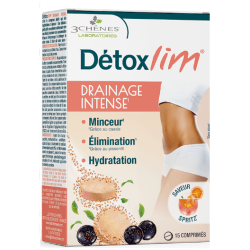 Drainage Intense Detoxlim - Slimming & Elimination - 3Chênes - 15 effervescent tablets