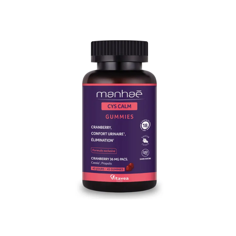 Cys Calm - Confort Urinaire - Elimination - Manhaé - 45 Gummies