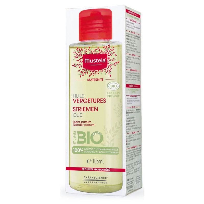 Organic Stretch Mark Oil - Mustela - 105 ml
