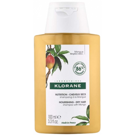 Mango Butter Shampoo - Dry Hair - Klorane - 100 ml