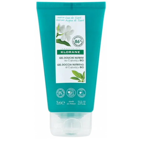 Gel Douche Nutritif - Eau de Tiaré - Klorane - 75ml