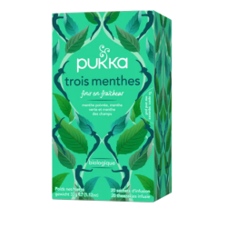 Herbal Tea Three Mint - Organic - Pukka - 20 Sachets Pukka