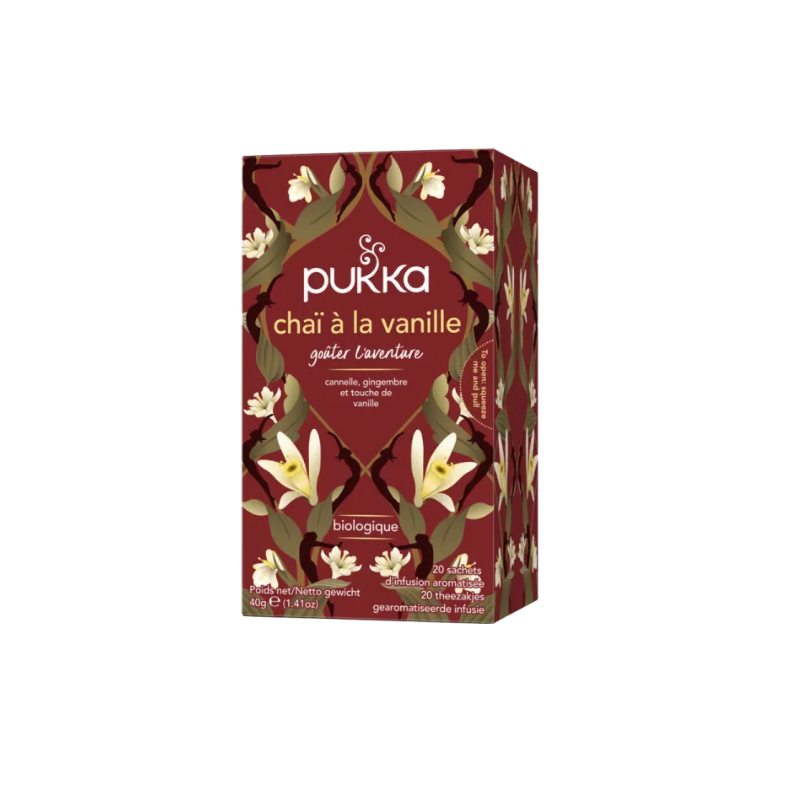 Vanilla Chai Herbal Tea - Organic - Pukka - 20 sachets Pukka