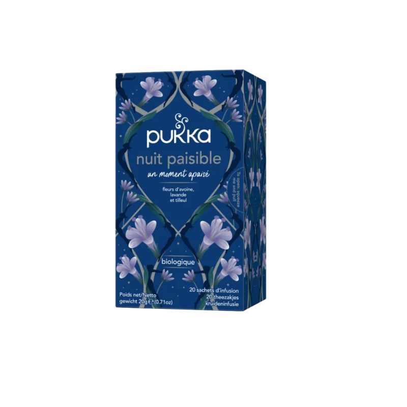 Tisane Nuit Paisible - Bio - Pukka - 20 Sachets