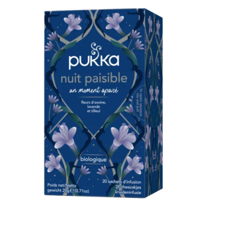 Tisane Nuit Paisible - Bio - Pukka - 20 Sachets