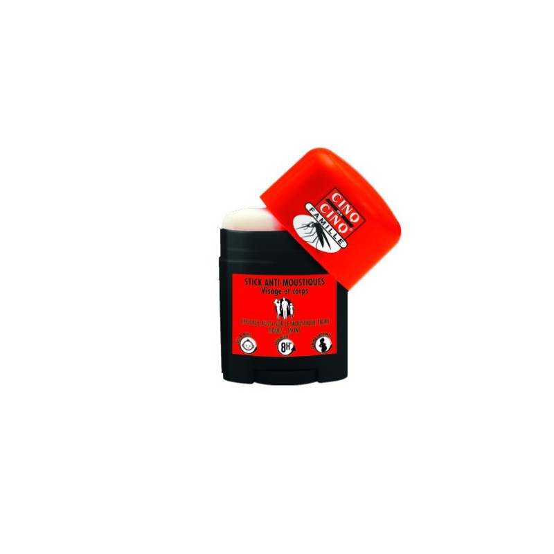  Stick Anti-Moustiques Famille - Visage et Corps - Cinq sur Cinq - 20 ml - Cinq sur cinq