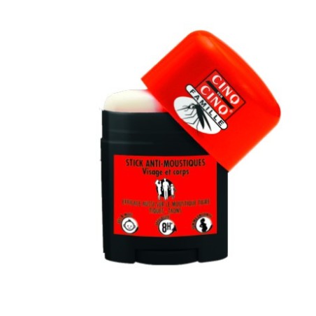  Stick Anti-Moustiques Famille - Visage et Corps - Cinq sur Cinq - 20 ml - Cinq sur cinq