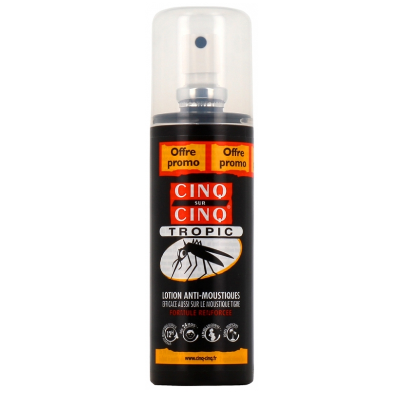 Mosquito repellent lotion - Tropic - Cinq sur Cinq - 100 ml