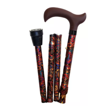 Indira Folding Cane - Derby Handle - Herdegen - 1 unit