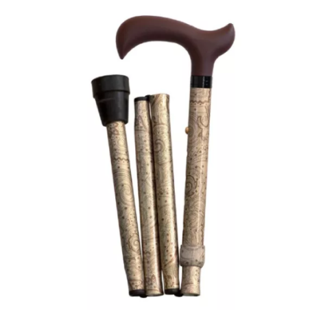 Canne Cashmere Pliante - Poignée Derby - Herdegen - 1 unité