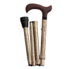 Folding Cashmere Cane - Derby Handle - Herdegen - 1 unit