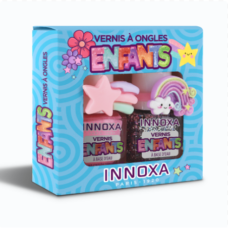 Vernis à Ongles - A base d'eau - Innoxa - 2 Vernis