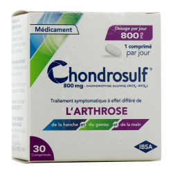 Chondrosulf 800 mg - Symptomatic Treatment of Osteoarthritis - 30 Tablets