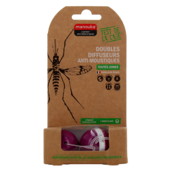 Double Mosquito Diffusers - All Zones - Manouka - 2 Diffusers