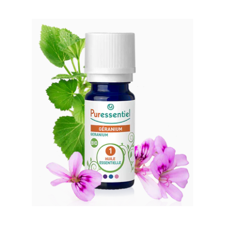 Huile Essentielle Géranium Bio - Puressentiel - 5 ml