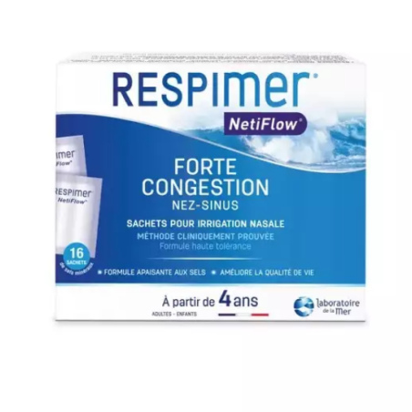 Nasal Irrigation sachets - Respimer NetiFlow - 16 sachets