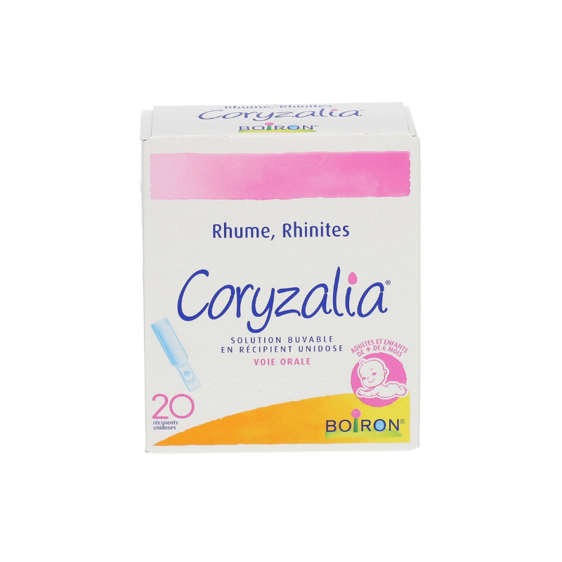 Coryzalia - Cold & Rhinitis - Boiron - 20 Single-Dose Containers Boiron