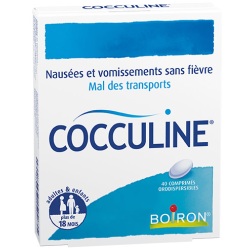 Cocculine - Nausées & Vomissements & Mal Des Transports - Boiron - 40 Comprimés Orodispersibles