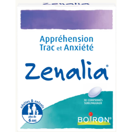 Zenalia - Trac, Apprehension and Anxiety - Boiron - 30 Sublingual Tablets