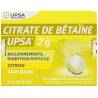 Citrate de bétaïne - Ballonnemets, Digestion Difficile - Citron Sans Sucre - UPSA - 20 Comprimés Effervescents