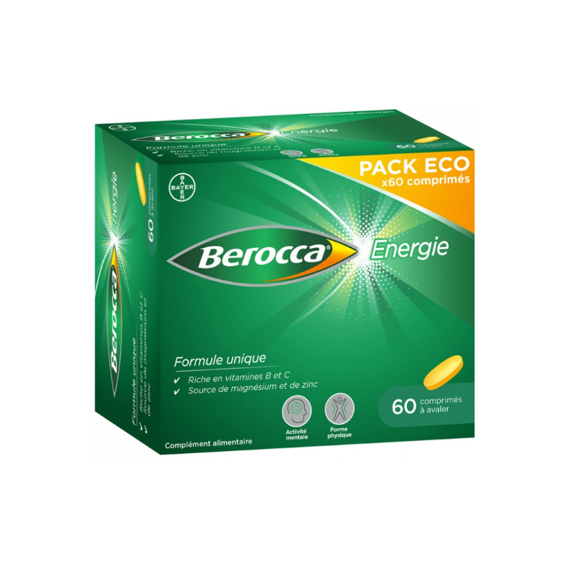 Berocca Energie - Temporary Fatigue - Box of 60 tablets Bayer