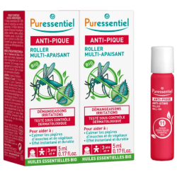 Anti Pique Roller Multi-Apaisant Puressentiel, 2 X 5 ml