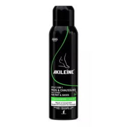 3 In 1 Anti-Perspirant Deo-Foot Spray - Feet & Shoes - Akiléine - 200 ml