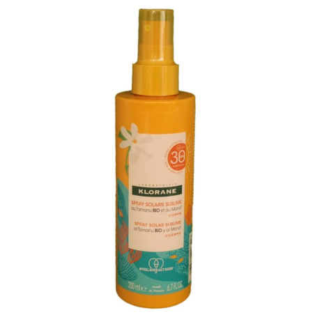 Sublime Sun Spray SPF 30 - Organic Monoi & Tamanu - Klorane - 200 ml