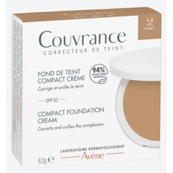 Foundation - Compact Cream - Honey - SPF 30 - Couvrance - Avène - 8,5g