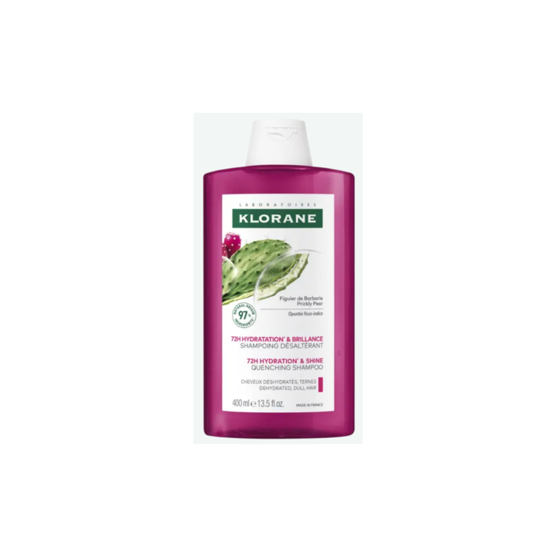 Shampoing au Figuier de Barbarie - Hydratation & Brillance - Klorane - 400 ml