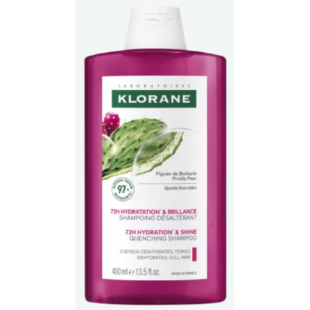 Shampoing au Figuier de Barbarie - Hydratation & Brillance - Klorane - 400 ml