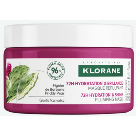 72h Plumping Mask - Hydration & Shine - Klorane - 250 ml