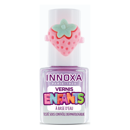 Nail Polish - Water based - Strawberry Violet - Innoxa - 1 Polish