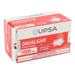 Dafalgan 1 g - Paracetamol Pain and Fever - 8 effervescent tablets