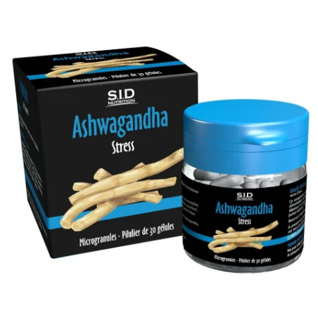 Stress - Ashwagandha - S.I.D. Nutrition - 30 gélules
