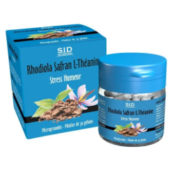 Stress Humeur - Rhodiola Safran L-Théanine - S.I.D. Nutrition - 30 gélules