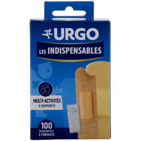 Dressings The Essentials - Multi-activity - Urgo - 100 Dressings - 3 Sizes